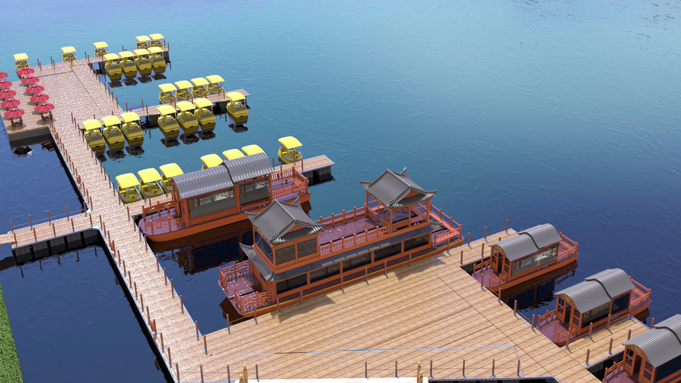 畫舫觀光船碼頭