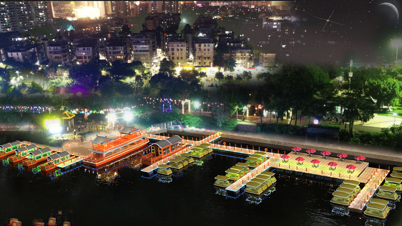 畫舫觀光船碼頭