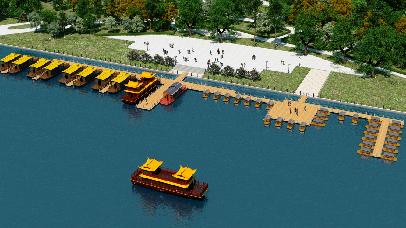 畫舫觀光船碼頭