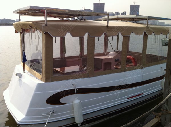 珠海美藍游艇研制出新能源電動船前山河試水成功