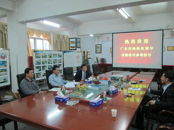 省漁業船舶檢驗局領導一行到我單位參觀指導