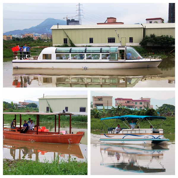 美藍游艇50客位全通透豪華觀光船試航成功